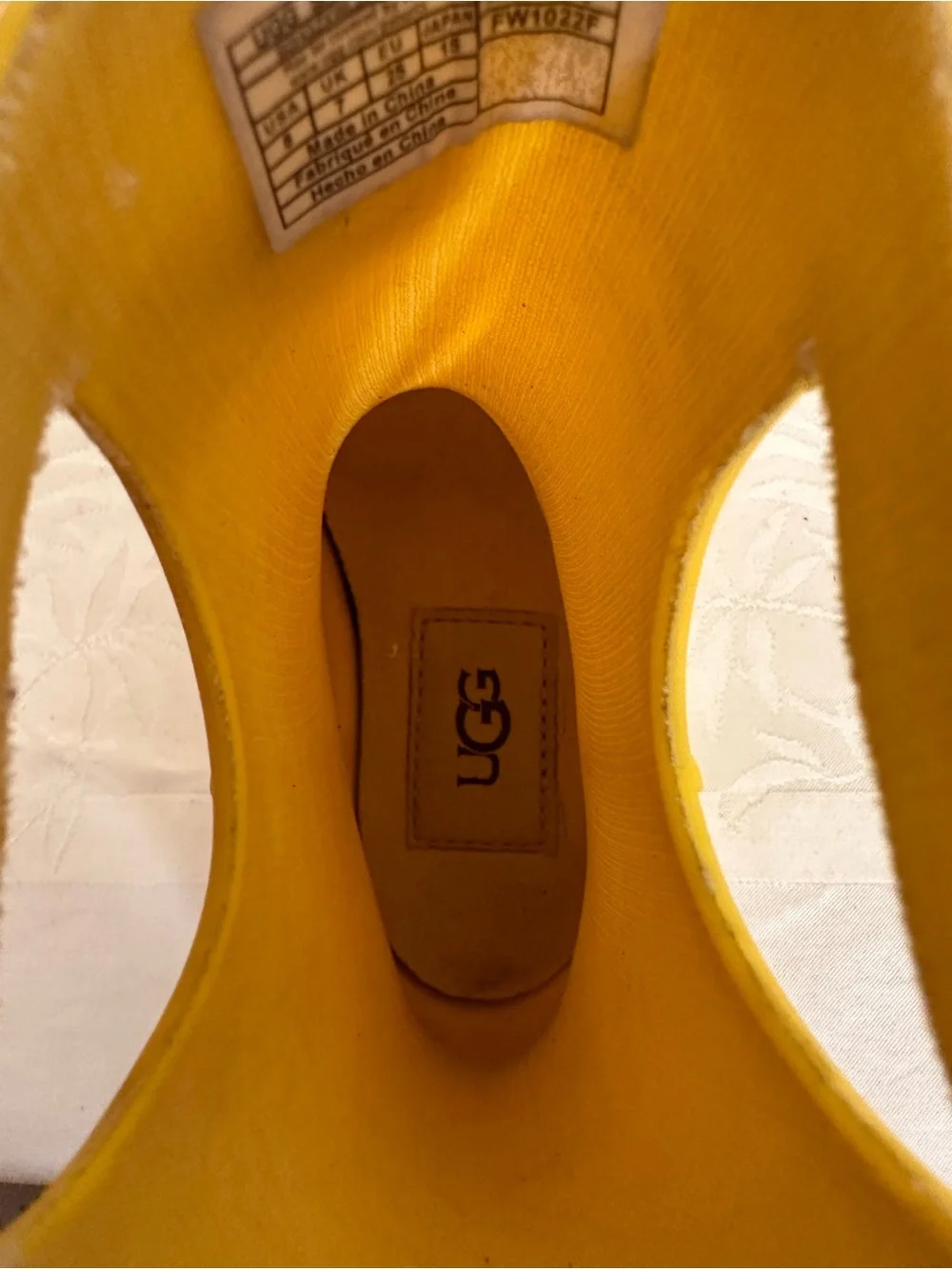 UGG Kids Yellow Rain Boots